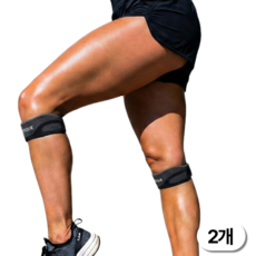 제리크 무릎보호대 남성 여성 슬개건보호 러닝 등산 블랙 2개