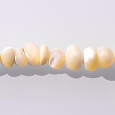 【杰鴻】貝殼不定形碎石5X9MM寶石珠珠DIY手工材料, 1個