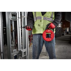 米沃奇 美沃奇 25' 1 / 8吋 穿線器 穿線工具組，高強度複合材料耐用，適用於各種佈線環境, 1個, 7.62M長, 紅色