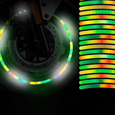 자전거 반사 스티커 431, 40개, 그린