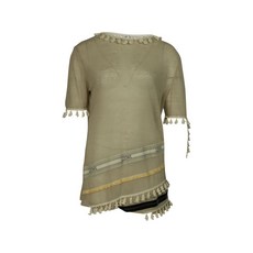 로에베 중고 태슬 비대칭 티셔츠