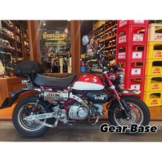 【Gear Base 吉兒基地】四檔可調 Monkey 125 OVER Racing 腳踏後移 黑色 銀色, 1個