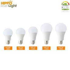 히포/LED램프/전구/AAF03A/AAF08C/AAF10C/AAF12C/AAF14C/AAF18C, 1개, LED10W(전구색)