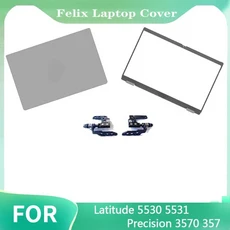 호환 Latitude 5530 E5530 Precision 3570 3571 노트북 LCD 후면 커버 전면 베젤 상단 손목 받침대 하단 베, 02 AB Hinges