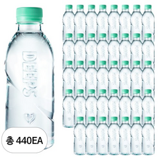 Deeps 먹는해양심층수 딥스 에코 그린 미니 무라벨, 440개, 300ml