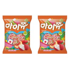 마이쮸필로우(대용량) 핑크리치+써니피치 284g, 2개