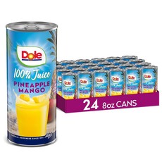 Dole 100% Pineapple Mango Juice No Added Sugar Excellent Source of Vitamin C 100% Fruit Juice, 237ml