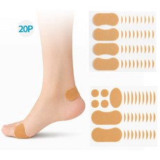 돌아라 군인 물집 방지 패드 군대 물집 방지 밴드, 20개