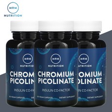 엠알엠 MRM 뉴트리션 크로뮴 피콜리네이트 100비건캡슐 3개, 100, 100정