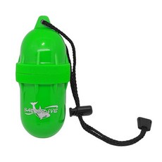 Saekodive 랜야드 포함 실린더 드라이 박스 - 방수 용기 키 파우치 홀더 스노클링 보트 카약 다이빙 및 수상 활동용 (그린 스몰)143306, 초록색