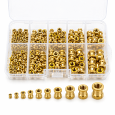황동 인서트 너트 세트 M2~M6 열삽입 220PCS 3D프린터용 나사, 1박스 1박스
