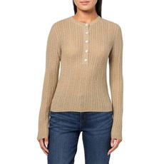 Vince 여성용 와플 니트 헨리 Mojave M
