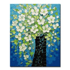 DIY캔버스페인팅 명화그리기 액자 그림 세트 유화 - 정물 40x50, S47_순수한 사랑, 1개