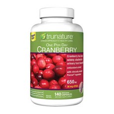트루네이처 크랜베리 요로건강 Trunature Cranberry 650mg 140정, 1개