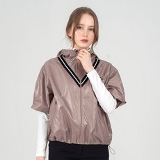 지니골프 반팔 바람막이 후드 골프조끼