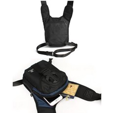 자전거라이딩백 어깨 허리 스포츠가방 사이클가방, 블랙