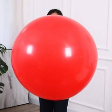 탱탱볼 촉감볼 스펀지공 빅볼 문볼 실리콘볼 에어볼, China Mainland, 36inch 2pcs, matte red