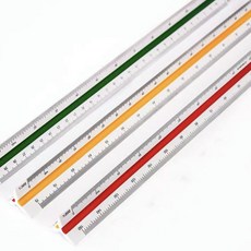 30cm 삼각스케일 제도자 이중배율 문구용품, 30cm고배율