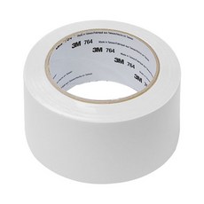 3M 764 컬러 바닥라인 표시 테이프 33M, 1개, 백색