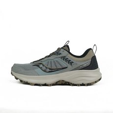 Saucony Excursion TR17 男 戶外 登山 越野鞋 抓地力 透氣 灰 卡其