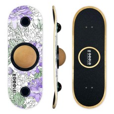 전문가용 밸런스 보드 균형 코어 훈련 스케이트보드 서핑 홈트레이닝, 1개, 바이올렛