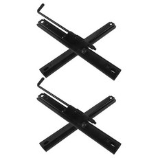 차량 시트 슬라이더 자동차 버킷 시트용 고하중 철제 장착 트랙 조립 키트, 기본, 1개