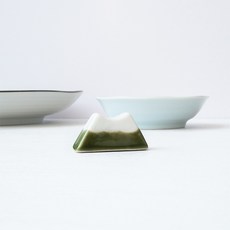 餐具架 入厝禮 擺飾 婚禮小物 拍照道具 盆栽裝飾, 富士山筷架【綠色】－１個, 1個, 綠色