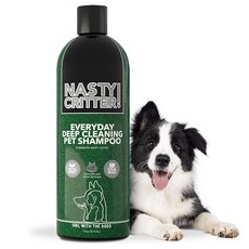 [5] Girl With The Dogs Nasty Critter! - 미국산 - 딥 클린 에브리데이 애견 샴푸 8주 이상 (473.2ml/16온스), 473.2ml(16온스)