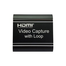 HDMI 影音擷取盒 支援 4K 輸入 1080P 輸出 USB 2.0 介面 遊戲直播專用, 1個