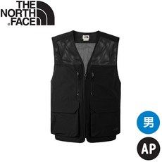 The North Face 男 快乾多口袋背心 AP《黑》 登山 吸濕 戶外機能
