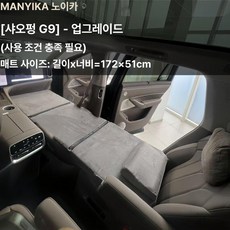 솜덩솜 차량용접이식매트리스 매트 접이식 메트리스, [샤오펑 G9], 기본 차종