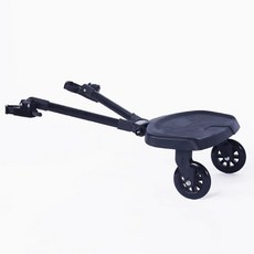 버기보드 뒷좌석 연결 시트 범용 휠보드 둘째 발받침 보조, 1개, A. 클래식 블랙 륜