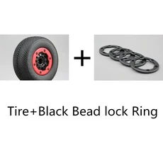 RC 1/10 비드 락 쇼트 코스 타이어 세트 TRAXXAS 슬래시 30001 12mm 육각 1/2 오프셋 SC 타이어 4 개, 03 Tire With Black Ring