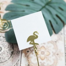 플라밍고 금속 쇼클립 골드, 1개, 상세페이지 참조