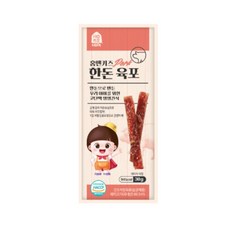 홈앤키즈 한우 육포, 한돈육포, 30g, 2개