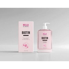 Bella All Natural 모발 성장을 위한 비오틴 및 콜라겐 함유 샴푸