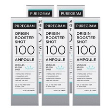 퓨어그램 오리진 니들 피부결 & 모공개선 & 각질케어 부스터샷 100앰플 5BOX, 30개, 2ml