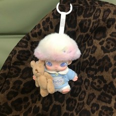 팝마트 디무 새로운 시작의 일기 시리즈 인형 인형옷 귀여운 겨울 스췌터 세트 12.5cm 인형, 아기 토끼 세트(셔츠+팬츠+토끼인형)