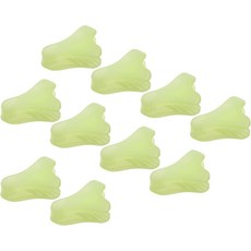 메카닉시 텐트 로프 버클 텐셔너 캠핑 하이킹 배낭 피크닉 여행용 삼각 코드 조절기 형광 녹색 팩 40개