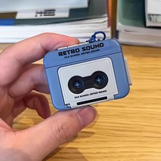 녹음기 플레이어 휴대용 카세트테이프 레트로 고급 레드, 고급 블루