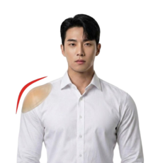 유니크릿 티나지 않는 남자 실리콘 어깨뽕 패드
