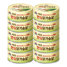 사조 안심 닭가슴살, 10개, 135g