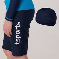 TS스포츠 주니어 남아 5부 실내 수영복 TSKB-CP 501(하의) 수모포함