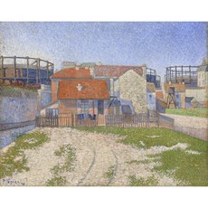 Gasometers at Clichy 아트포스터 감성선물 시냑, 그림만(매트지), 21x26.45