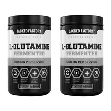 잭팩토리 L-글루타민 퍼먼티드 5000mg 무맛, 500g, 2개