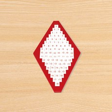 [하나몬테소리] M0098 덧셈 암산판 숫자칩 정리대 - 수교구 숫자교구 몬테소리교구, 1개