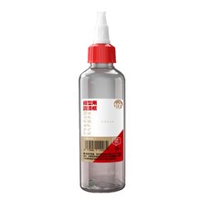 HB 碗口調漆瓶 不沾手 模型漆 模型工具 模型噴漆 模型專用 調漆瓶 耐腐蝕空瓶 刻度瓶 漆料 搖漆瓶 預調漆瓶, 紅 透明, 1個, 100ml