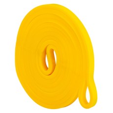 YORI優里 乳膠阻力帶 健身拉力帶 彈力帶 訓練帶 健身器材 瑜珈帶 運動用品, 黃色, 1個