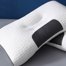 잇붐 초극세 실크 목이편한 숙면 코골이 경추 베개, 1개, 화이트