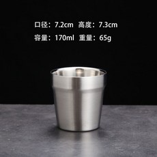 304不銹鋼韓式雙層金色水杯, 1個, 純正304 170ml臺階拉絲款